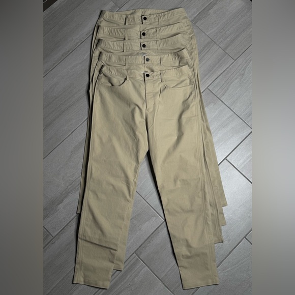 lululemon athletica Other - lululemon athletica ABC Slim-Fit Trouser Tan Chinos Straight Leg